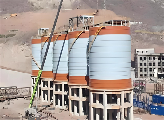 阳西高架钢板仓